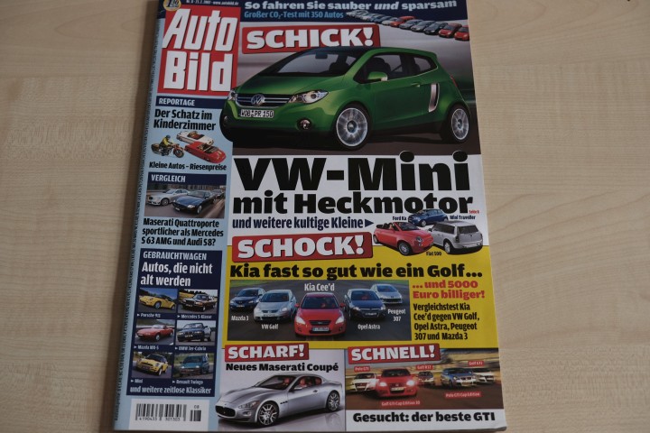 Deckblatt Auto Bild (08/2007)